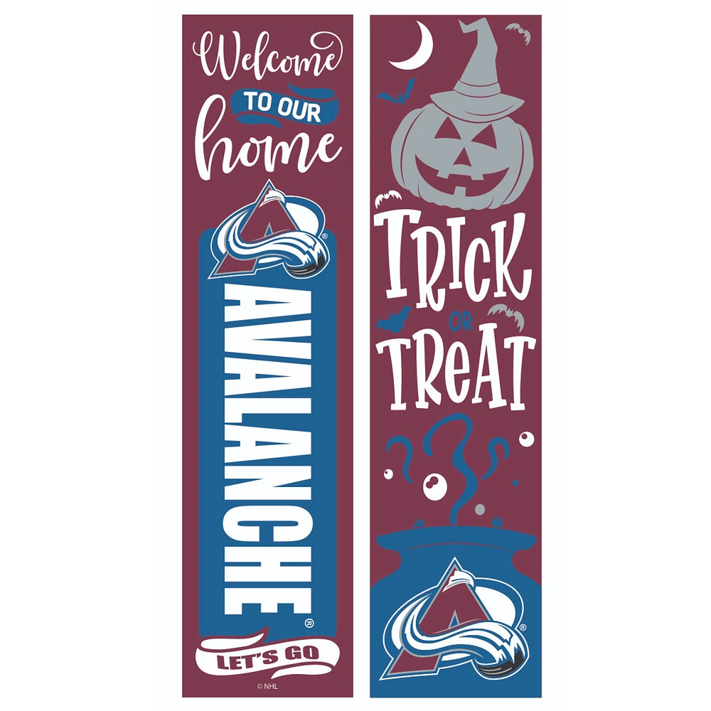 Colorado Avalanche 47" Double Sided Halloween Leaner Fan Sign
