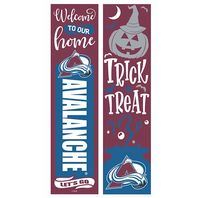 Colorado Avalanche 47" Double Sided Halloween Leaner Fan Sign