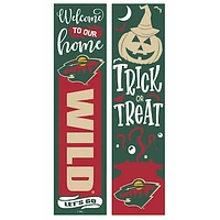 Minnesota Wild 47" Double Sided Halloween Leaner Fan Sign