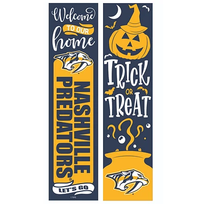 Nashville Predators 47" Double Sided Halloween Leaner Fan Sign
