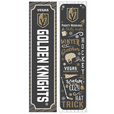 Vegas Golden Knights 47" Double Sided Winter Leaner Fan Sign