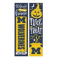 Michigan Wolverines 47" Double Sided Halloween Leaner Fan Sign