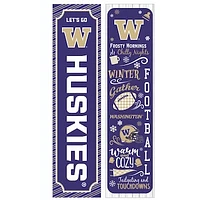 Washington Huskies 47" Double Sided Winter Leaner Fan Sign