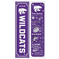 Kansas State Wildcats 47" Double Sided Winter Leaner Fan Sign