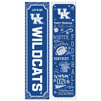 Kentucky Wildcats 47" Double Sided Winter Leaner Fan Sign