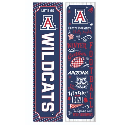 Arizona Wildcats 47" Double Sided Winter Leaner Fan Sign