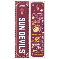 Arizona State Sun Devils 47" Double Sided Winter Leaner Fan Sign