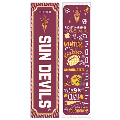 Arizona State Sun Devils 47" Double Sided Winter Leaner Fan Sign