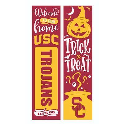 USC Trojans 47" Double Sided Halloween Leaner Fan Sign
