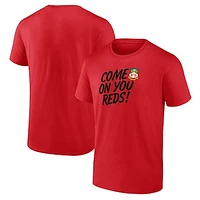 Men's Fanatics Red Wrexham Come On You Reds T-Shirt