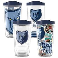 Tervis Memphis Grizzlies Four-Pack 16oz. Classic Tumbler Set