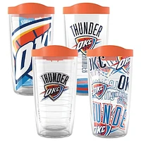 Tervis Oklahoma City Thunder Four-Pack 16oz. Classic Tumbler Set