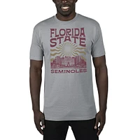 Men's Uscape Apparel Gray Florida State Seminoles Sustainable Renew T-Shirt