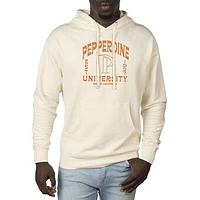 Men's Uscape Apparel Cream Pepperdine Waves Standard Pullover Hoodie