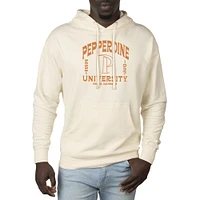 Men's Uscape Apparel Cream Pepperdine Waves Standard Pullover Hoodie