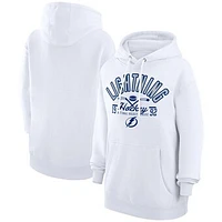 Men's Starter  White Tampa Bay Lightning Puck Pullover Hoodie