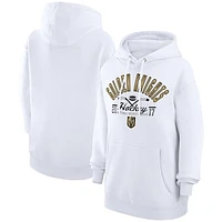 Men's Starter  White Vegas Golden Knights Puck Pullover Hoodie