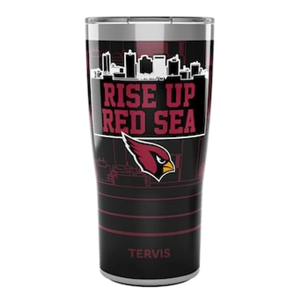 Tervis Arizona Cardinals 20oz. Rise Up Red Sea Slider Lid Stainless Steel Tumbler