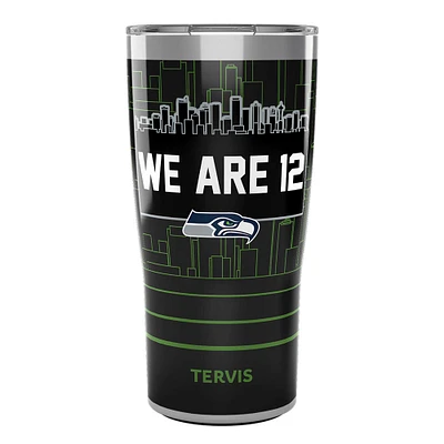 Tervis Seattle Seahawks 20oz. We are 12 Slider Lid Stainless Steel Tumbler