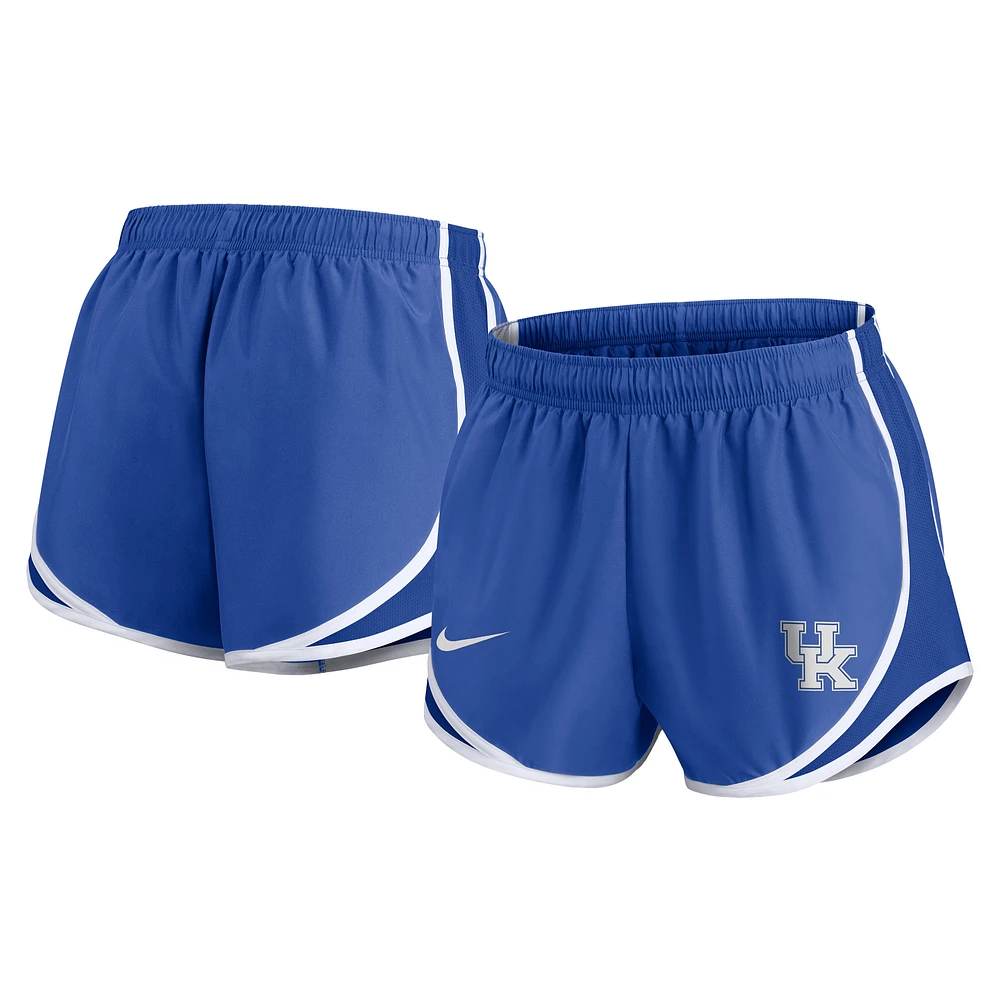 Women's Nike Royal Kentucky Wildcats Primetime Tempo Performance Shorts