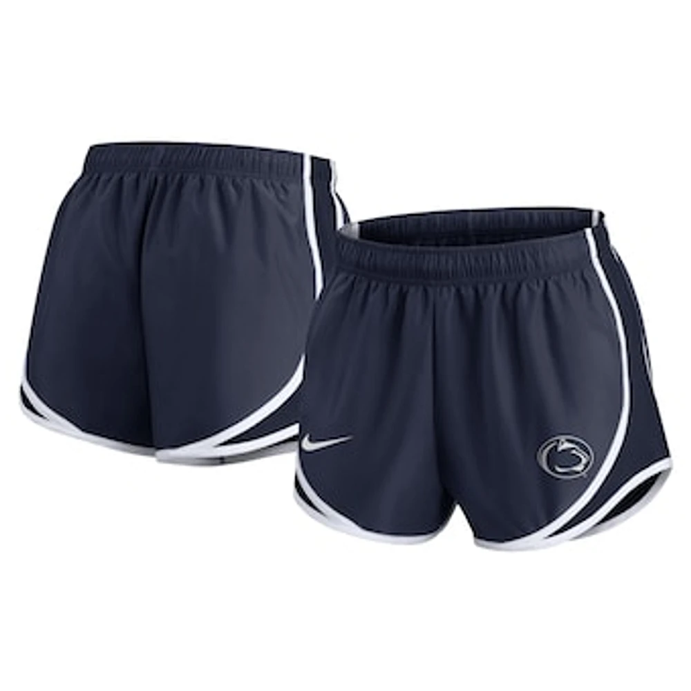 Women's Nike Navy Penn State Nittany Lions Primetime Tempo Performance Shorts