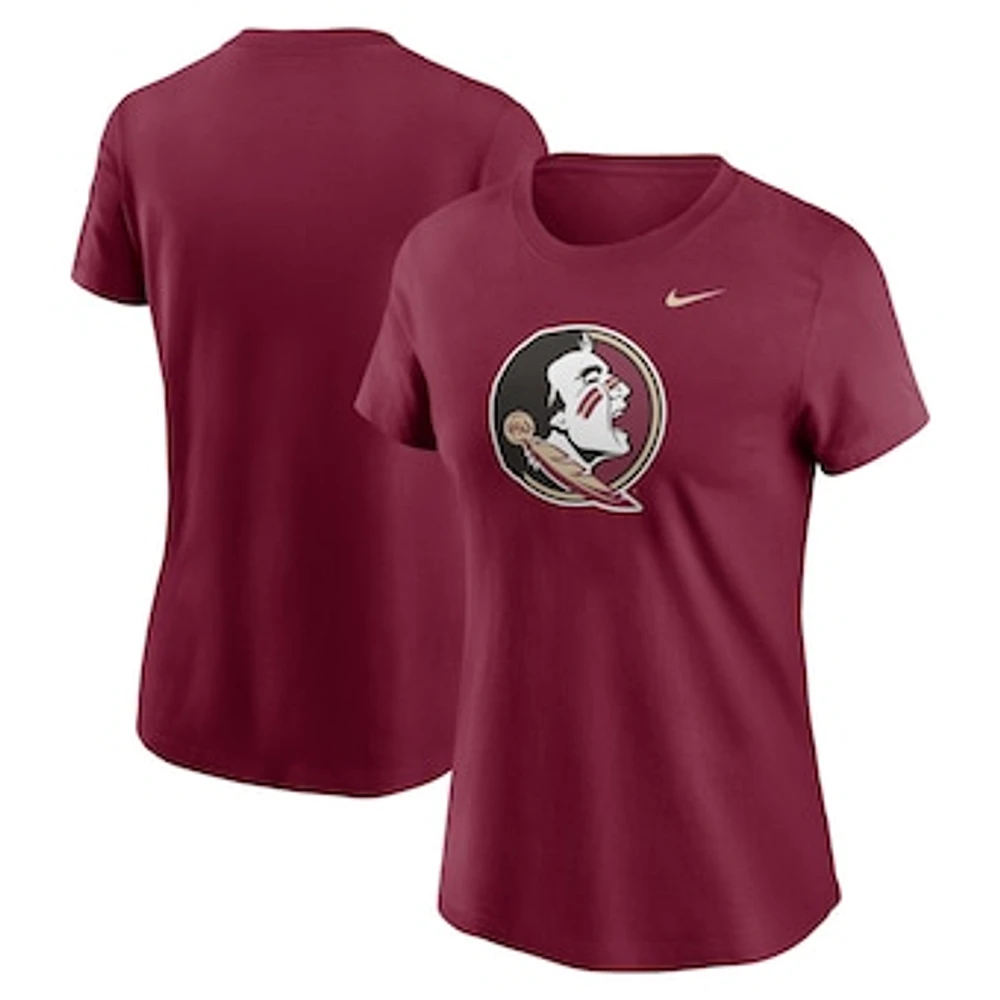 Women's Nike Garnet Florida State Seminoles Primetime Evergreen Logo T-Shirt