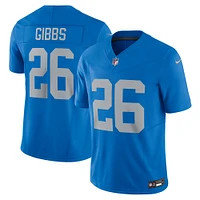 Men's Nike Jahmyr Gibbs Blue Detroit Lions Vapor F.U.S.E. Alternate Limited Jersey