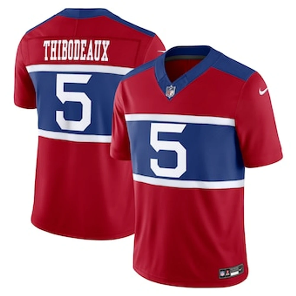 Men's Nike Kayvon Thibodeaux Century Red New York Giants Alternate Vapor F.U.S.E. Limited Jersey