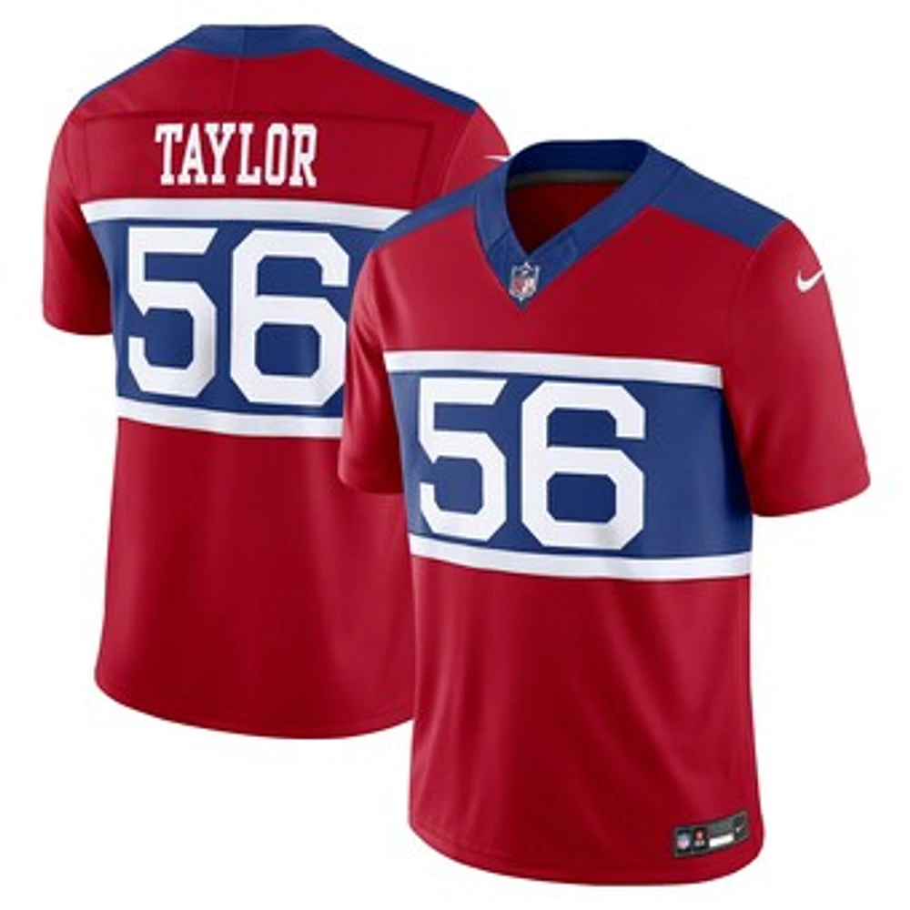 Men's Nike Lawrence Taylor Century Red New York Giants Alternate Vapor F.U.S.E. Retired Player Limited Jersey