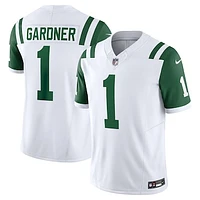 Men's Nike Ahmad Sauce Gardner White New York Jets Classic Alternate Vapor F.U.S.E. Limited Jersey