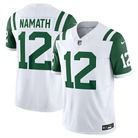 Men's Nike Joe Namath White New York Jets Classic Alternate Vapor F.U.S.E. Retired Player Limited Jersey