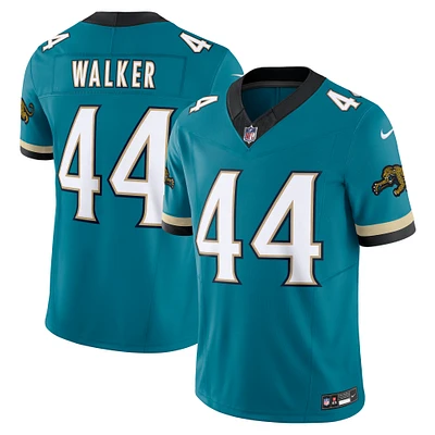 Men's Nike Travon Walker Teal Jacksonville Jaguars Prowler Throwback Vapor F.U.S.E. Limited Jersey