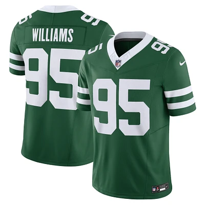 Men's Nike Quinnen Williams Legacy New York Jets Vapor F.U.S.E. Limited Jersey