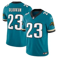 Men's Nike Foye Oluokun Teal Jacksonville Jaguars Prowler Throwback Vapor F.U.S.E. Limited Jersey