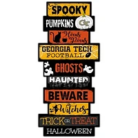 Georgia Tech Yellow Jackets 24'' Halloween Celebration Stack Sign