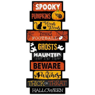 Tennessee Titans 24'' Halloween Celebration Stack Sign