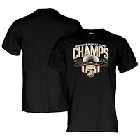 Men's Blue 84  Black Army Knights 2023 Commander-in-Chief's Trophy Winner T-Shirt