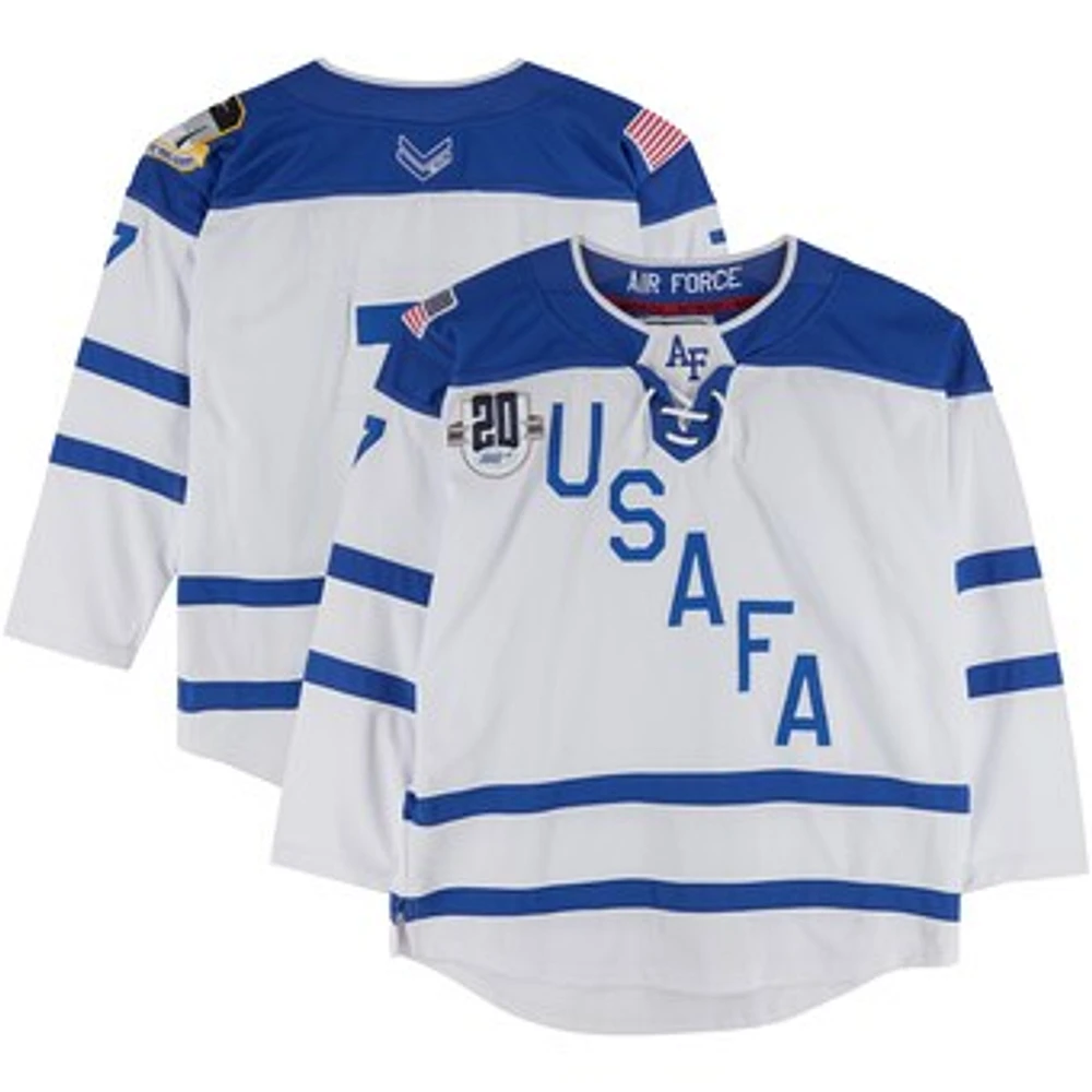 Air Force Falcons Team-Issued #7 Jersey with 20th Anniversary Patch from the Hockey Program