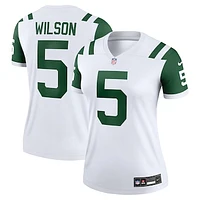 Women's Nike Garrett Wilson Classic Alternate White New York Jets Legend Player Performance Top