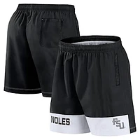 Men's Fanatics Black Florida State Seminoles Elements Intensity Woven Shorts