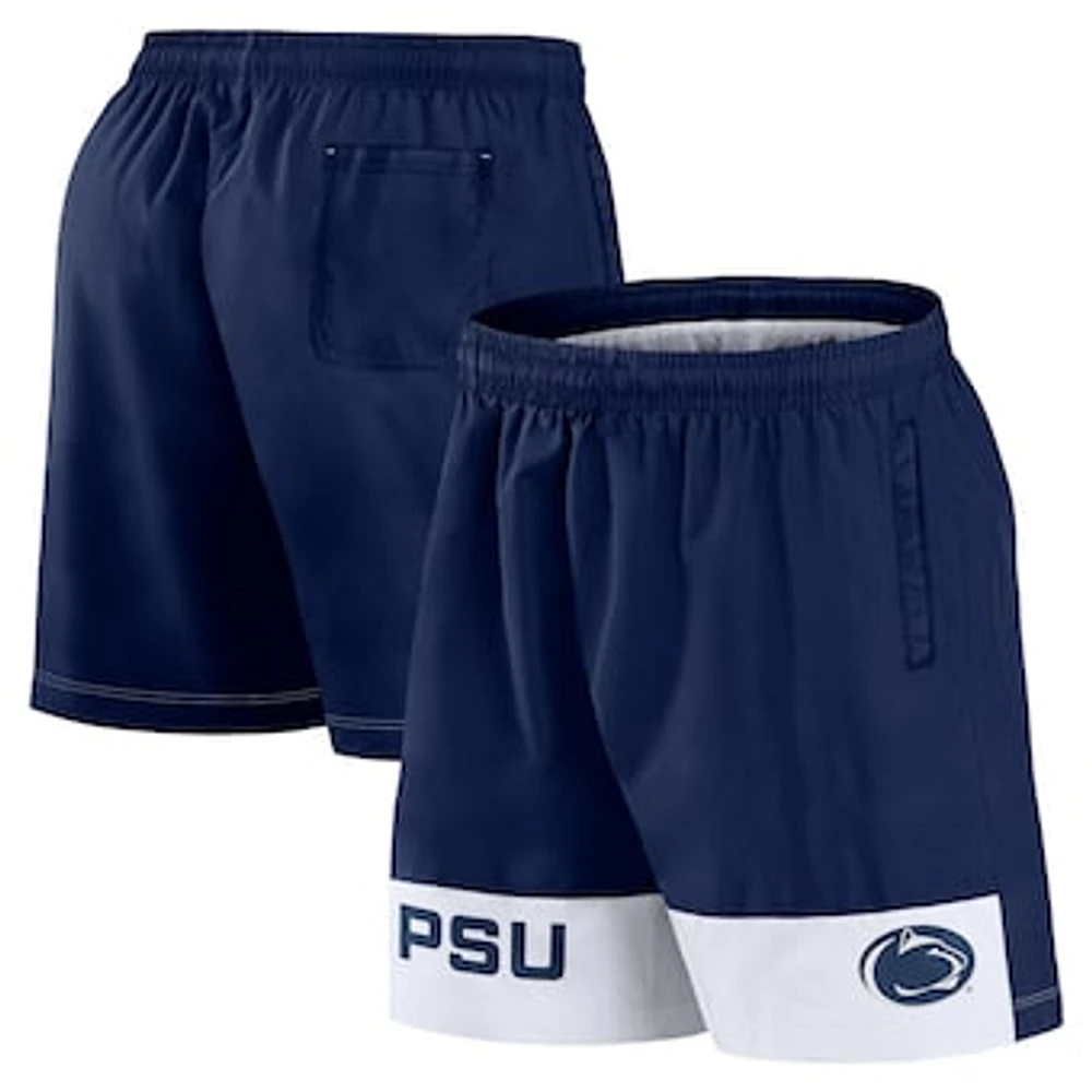 Men's Fanatics Navy Penn State Nittany Lions Elements Intensity Woven Shorts