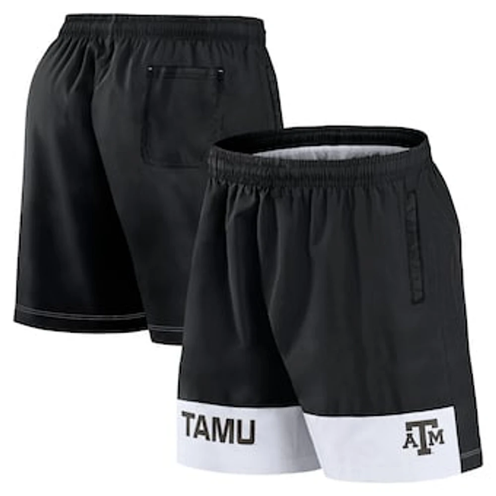 Men's Fanatics Black Texas A&M Aggies Elements Intensity Woven Shorts