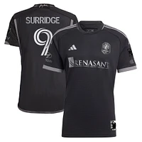 Men's adidas Sam Surridge Black Nashville SC 2023 Man Kit Authentic Player Jersey