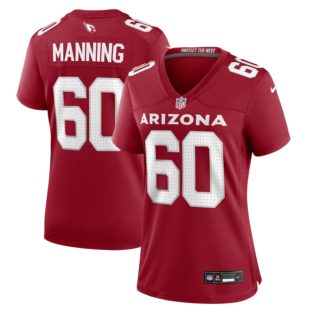 Women's Nike Ilm Manning Cardinal Arizona Cardinals Team Game Jersey