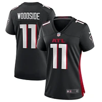 Women's Nike Logan Woodside  Black Atlanta Falcons Team Game Jersey