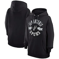 Women's G-III 4Her by Carl Banks  Black San Antonio Spurs City Pullover Hoodie