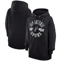 Women's G-III 4Her by Carl Banks  Black San Antonio Spurs City Pullover Hoodie