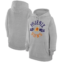 Women's G-III 4Her by Carl Banks  Heather Gray Phoenix Suns City Pullover Hoodie