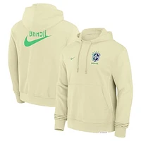 Men's Nike Yellow Brazil National Team Standard Issue Pullover Hoodie