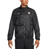 Men's Nike  Black Portugal National Team 2024 Halo Anthem Full-Zip Jacket